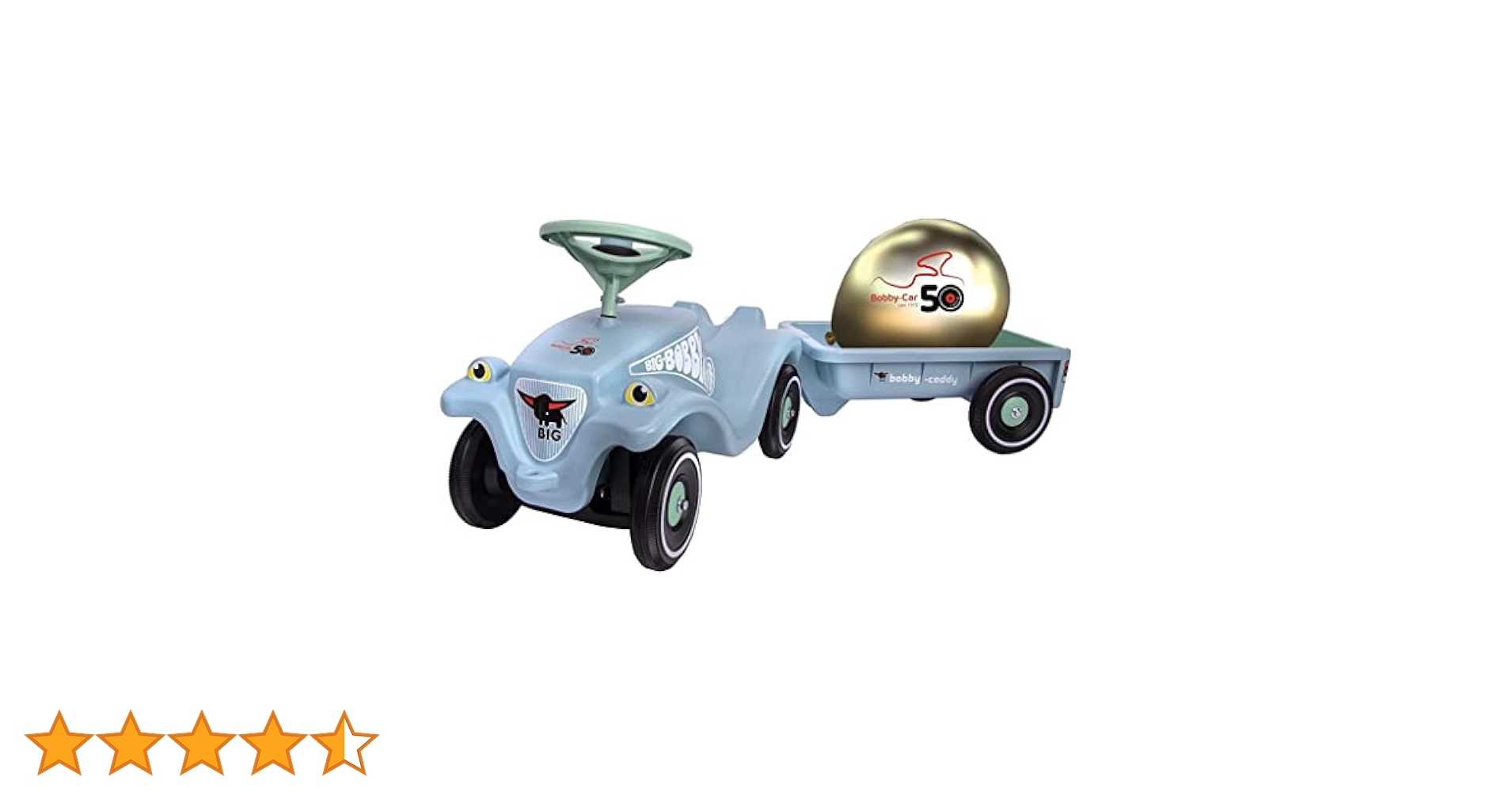 Big Bobby Car - Classic (Light Blue) with Trailer - Limited